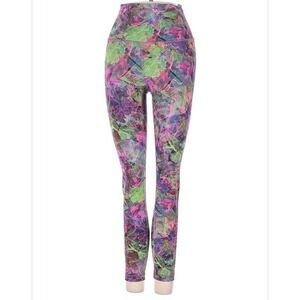 Lululemon Sz 4 Tall Wunder Train Tight 31.5" Vivid Floral Rainbow High Rise Q5-3